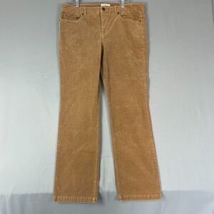 Jones New York Stretch Corduroy Pants Womens 14 Mocha Mousse Brown Normcore